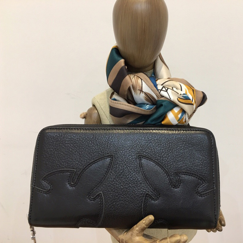 CHROME HEARTS 크롬하츠 지퍼 장지갑 (925실버)