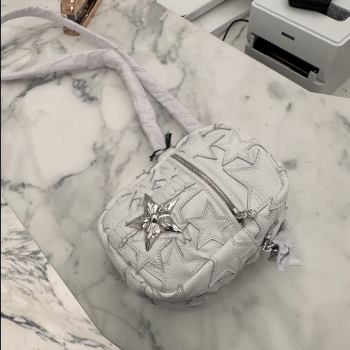 CHROME HEARTS 크롬하츠 LA한정판 오성패치 CameraBag 카메라백 #25932100