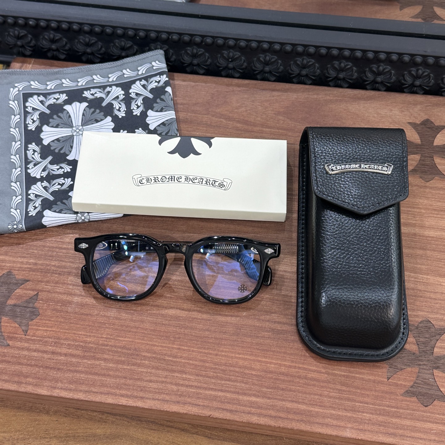 CHROME HEARTS 크롬하츠 처프처프(첩첩)chirp chirp안경 (925실버) #25971851