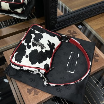 CHROME HEARTS 크롬하츠 그린 젖소무늬 Chicken Nugget bag 너겟백 3259221913