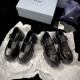 PRADA 프라다 가죽 모놀리스 메리 제인 스니커즈 #259251733