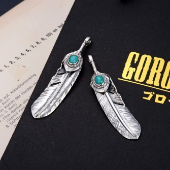 GORO’S 고로스 깃털 925실버 펜던트(목걸이) #2510211556