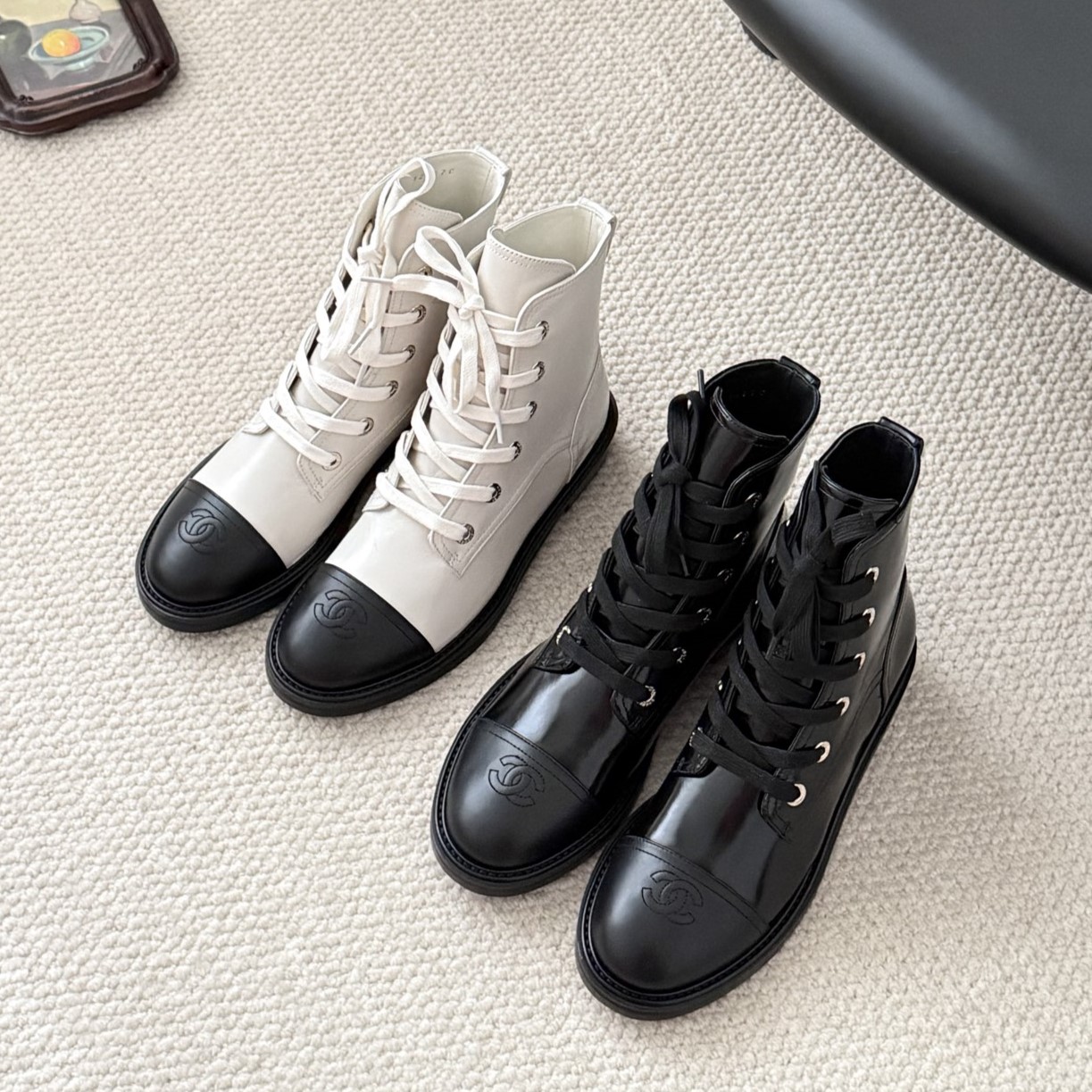 CHANEL 샤넬 가죽부츠 #2510262434