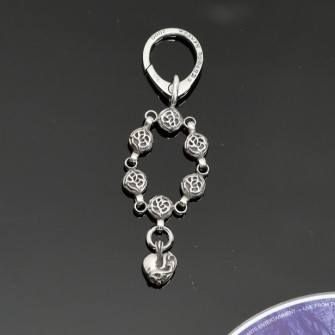 CHROME HEARTS 크롬하츠 백참 키링(925실버) #193551122