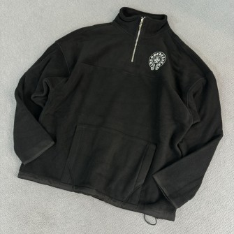 CHROME HEARTS 크롬하츠 하프짚 터틀넥 후드집 #145025123