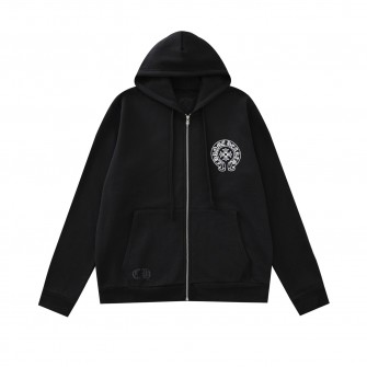 CHROME HEARTS 크롬하츠 하와이 한정판 지퍼 후드 400g 순면 #19351210