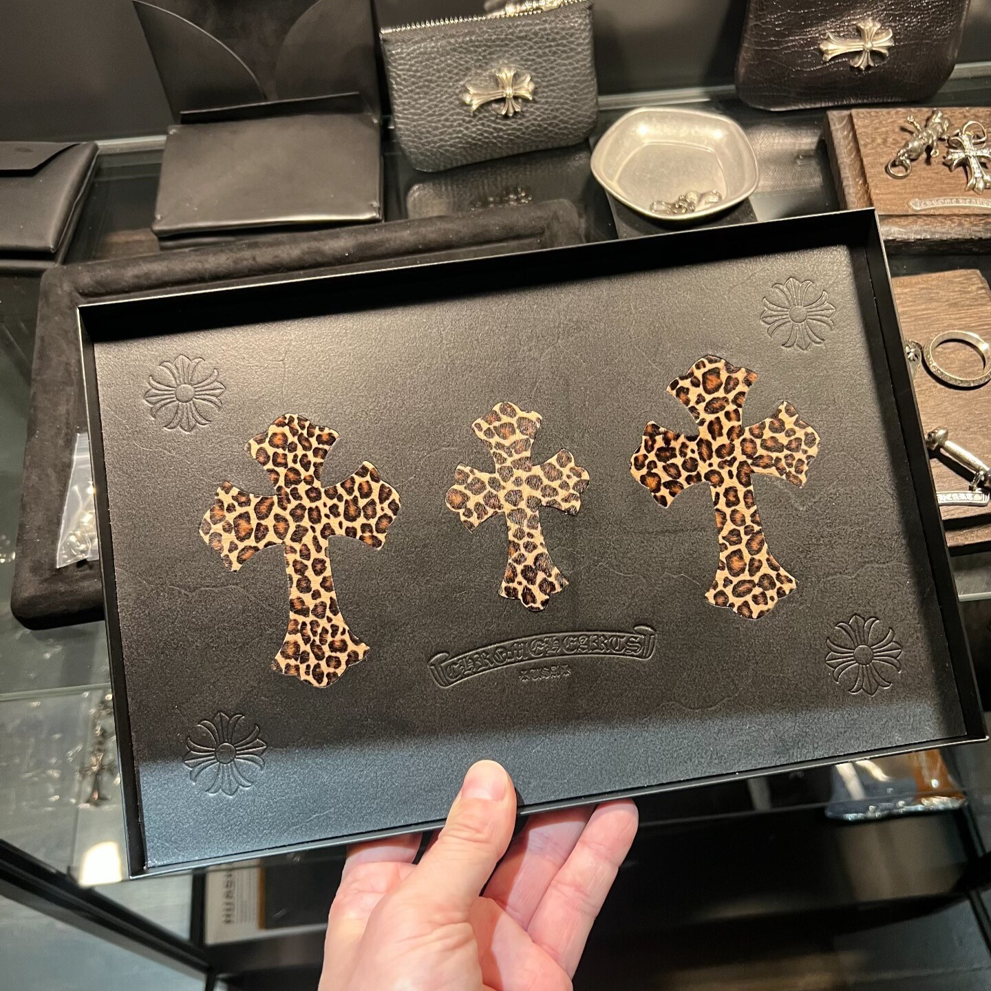 CHROME HEARTS 크롬하츠 트레이(강철재질+소가죽) #174551213