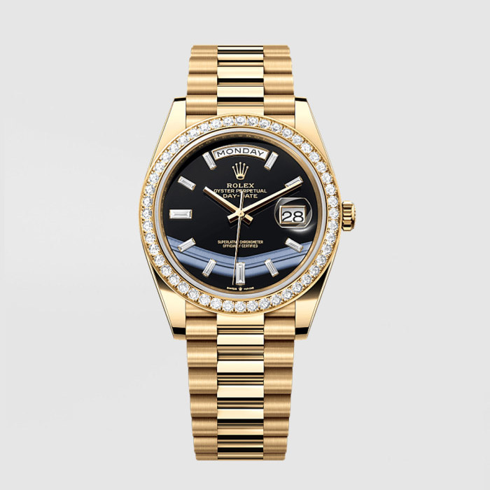 [프리미엄] ROLEX 롤렉스 데이데이트 Day-Date 40mm 골드 228348RBR
