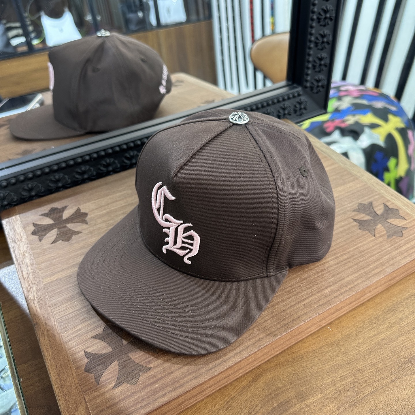 CHROME HEARTS 크롬하츠 야구 모자(925실버) #185619