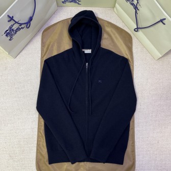 BURBERY 버버리 캐시미어 지퍼 후드자켓 #12446120