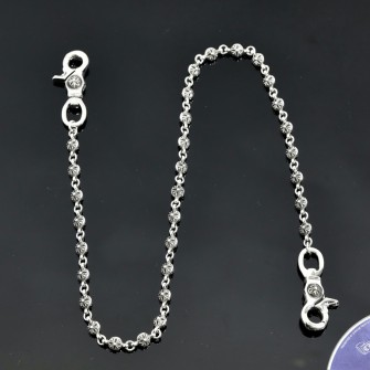 CHROME HEARTS 크롬하츠 백참(백꾸) 백장식 75.5cm L035 (925실버)