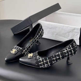 CHANEL 샤넬 캡토 트위드 펌프스 #22126123