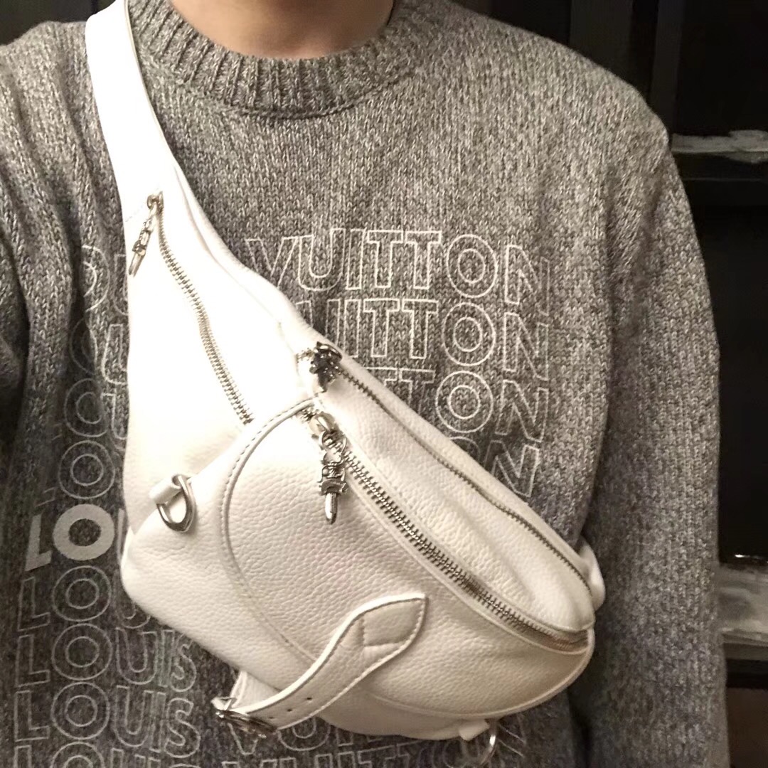 CHROME HEARTS 크롬하츠 샌드팍 힙색 K053 화이트 (925실버)