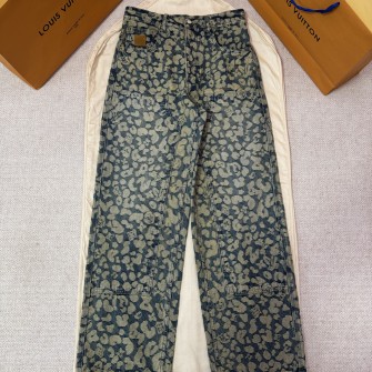 LOUIS VUITTON 루이비통  자카드 워크웨어 데님 팬츠 1AILS6 #166127