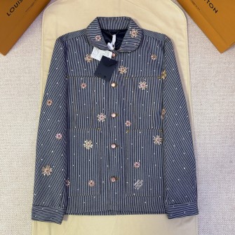 LOUIS VUITTON 루이비통 스트라이프 패턴 워크웨어 재킷 #1827632