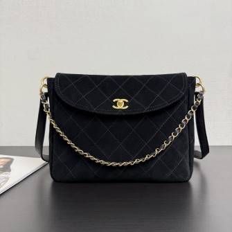 CHANEL 샤넬 26C 크로즈 컬렉션 스웨이드 호보백 보스톤백 #15420318