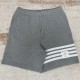 THOM BROWNE 톰브라운 스트라이프 스웻 쇼츠 반바지 #19146325