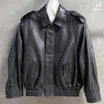 SAINT LAURENT 생로랑 스웨이드 봄버 재킷 #14556326