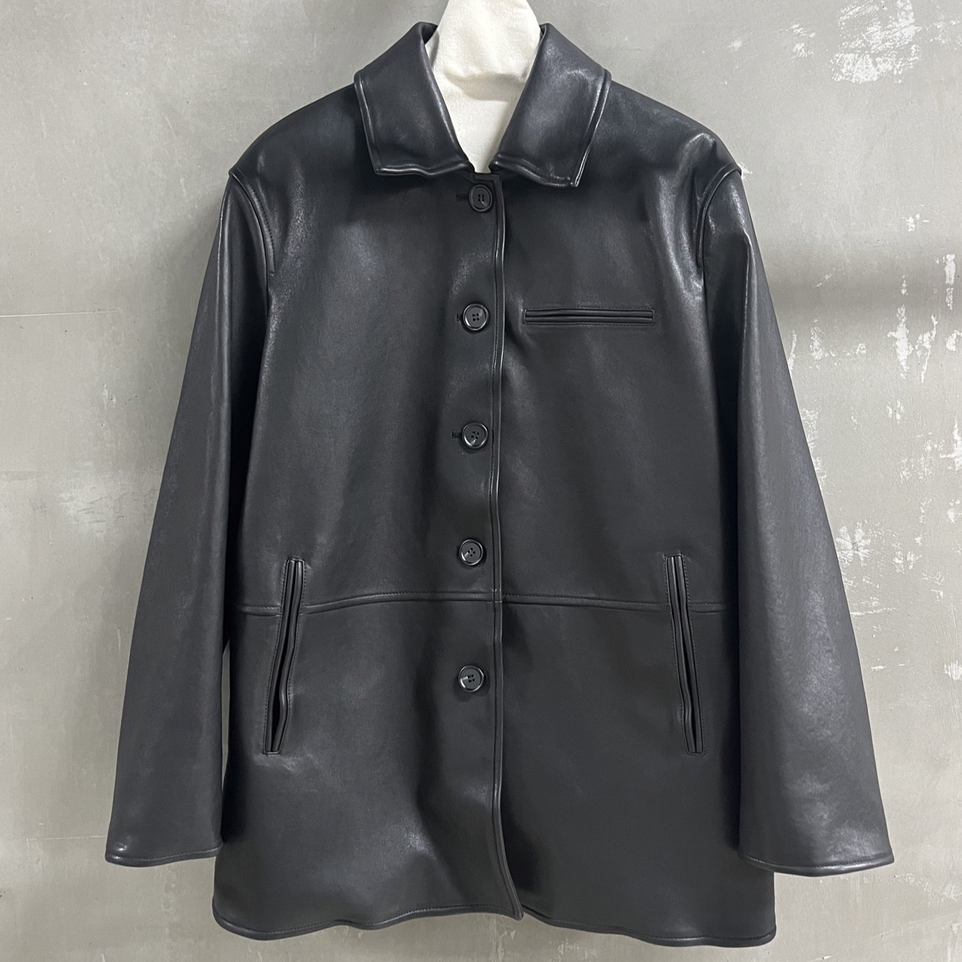 London 런던 플랏 가먼트 위싱 와이어 자켓 루즈핏 #16306326