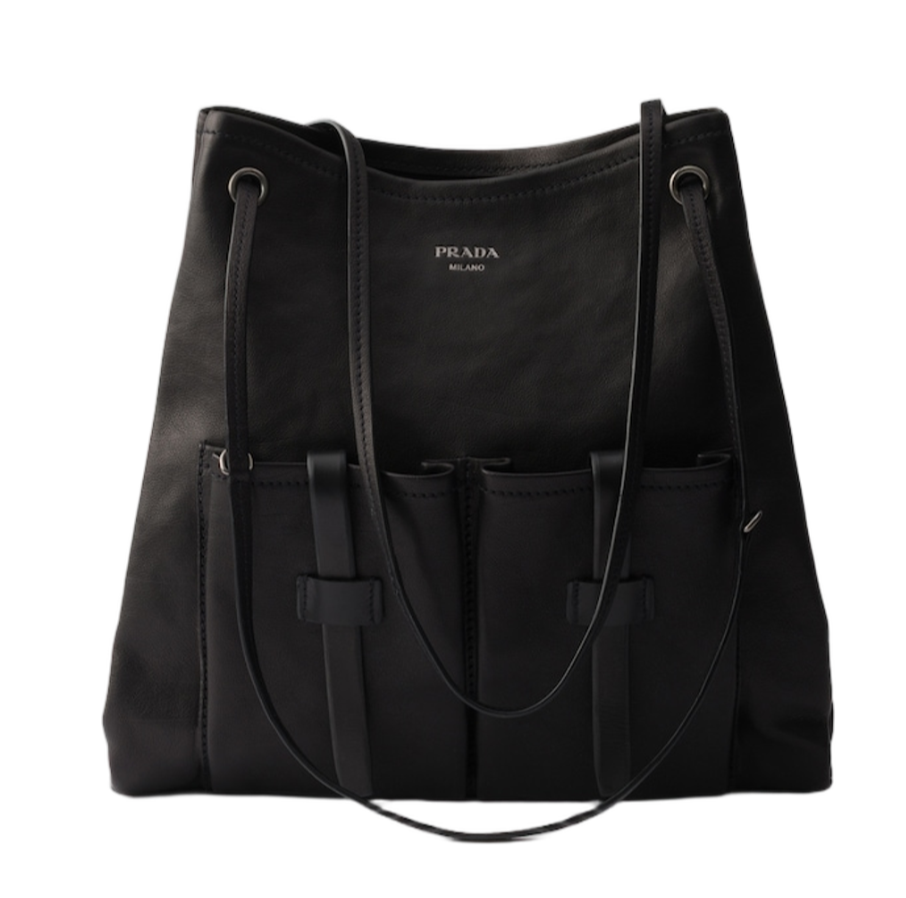 PRADA 프라다 소프트 패디드 나파 가죽 토트백 1BC293